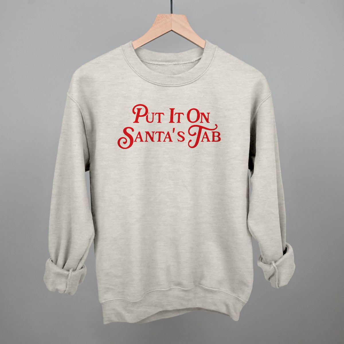 Put It On Santa's Tab (Red) Ivy + Cloth