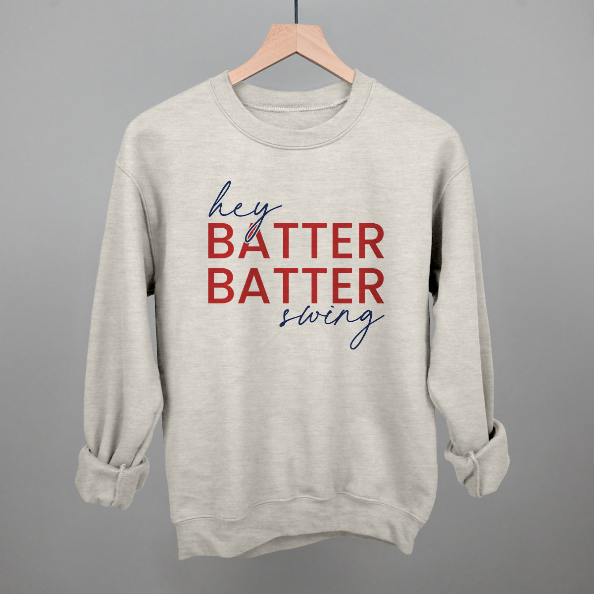 Hey Batter Batter Swing (Red + Navy) Ivy + Cloth