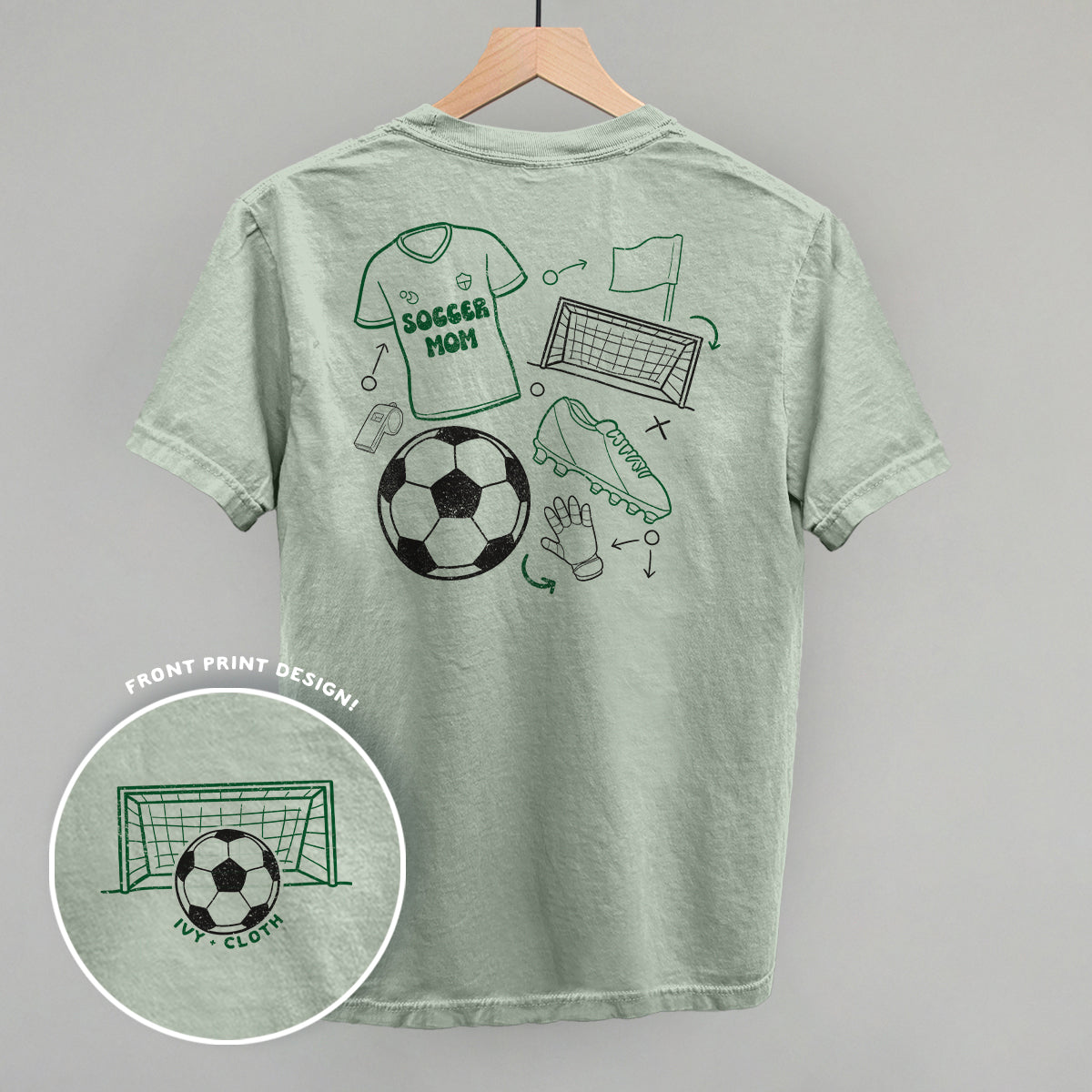 Soccer Mom Doodle (Back Print) Ivy + Cloth