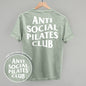 Anti Social Pilates Club (White) (Back Print) Ivy + Cloth