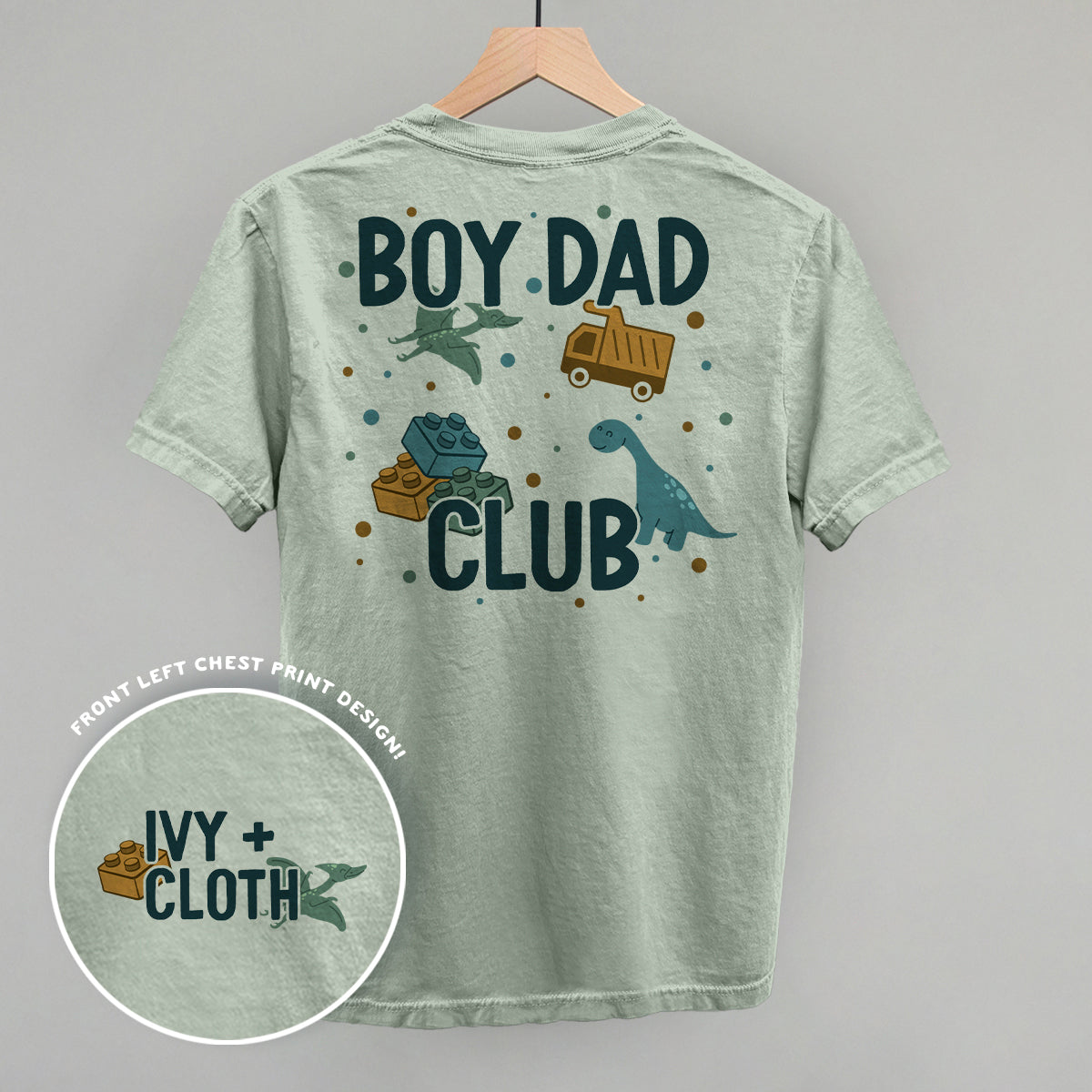 Boy Dad Club Doodles (Back Print) Ivy + Cloth