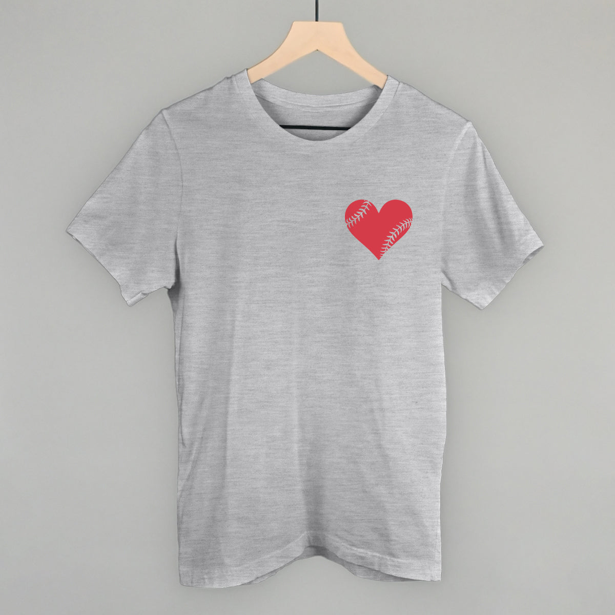 Baseball Heart (Left Chest) Ivy + Cloth