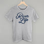 River Life (Distressed Script) Ivy + Cloth