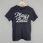 Play Ball (Vintage Script White) Ivy + Cloth
