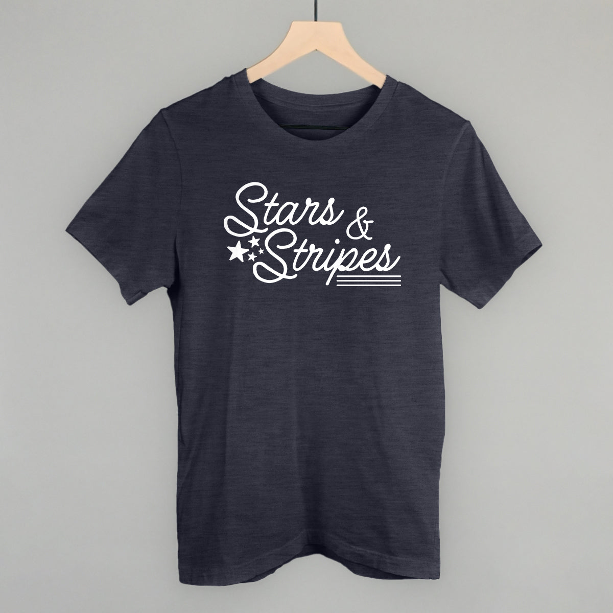 Stars & Stripes White Script Ivy + Cloth
