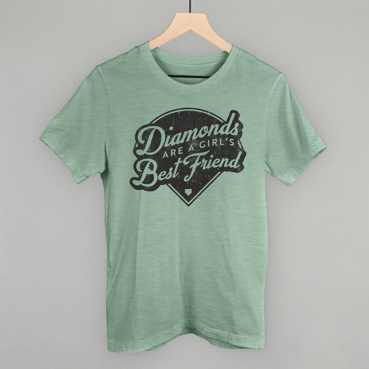 Diamonds Are A Girl's Best Friend (Vintage Script) Ivy + Cloth