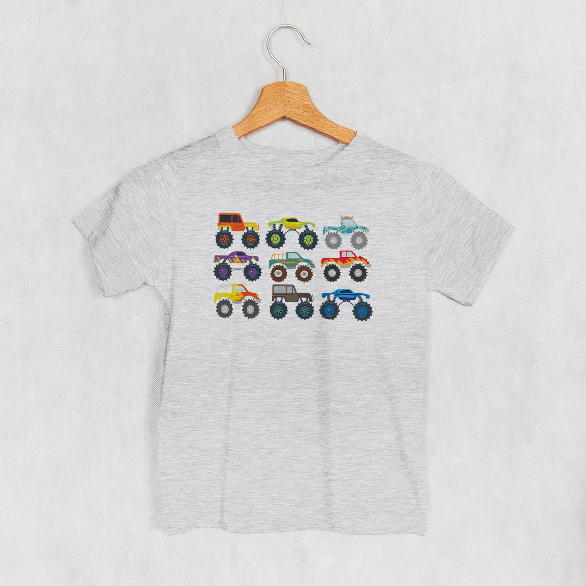 Colorful Monster Truck Doodle (Kids) Ivy + Cloth