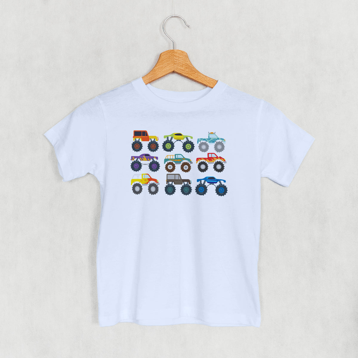 Colorful Monster Truck Doodle (Kids) Ivy + Cloth