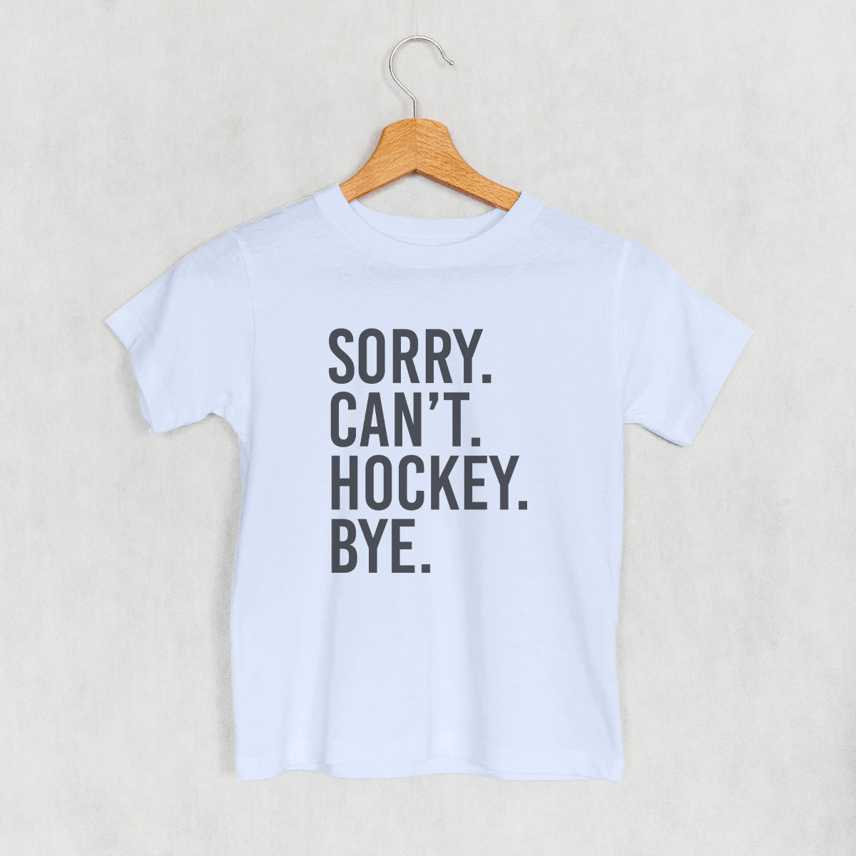 Sorry Can't Hockey Bye (Kids) Ivy + Cloth