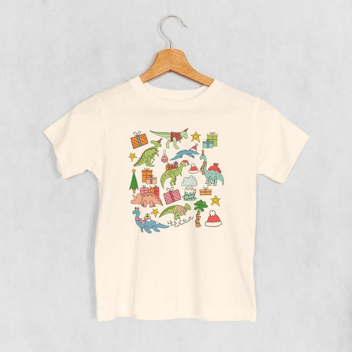 Christmas Dinosaur Collage (Kids) Ivy + Cloth