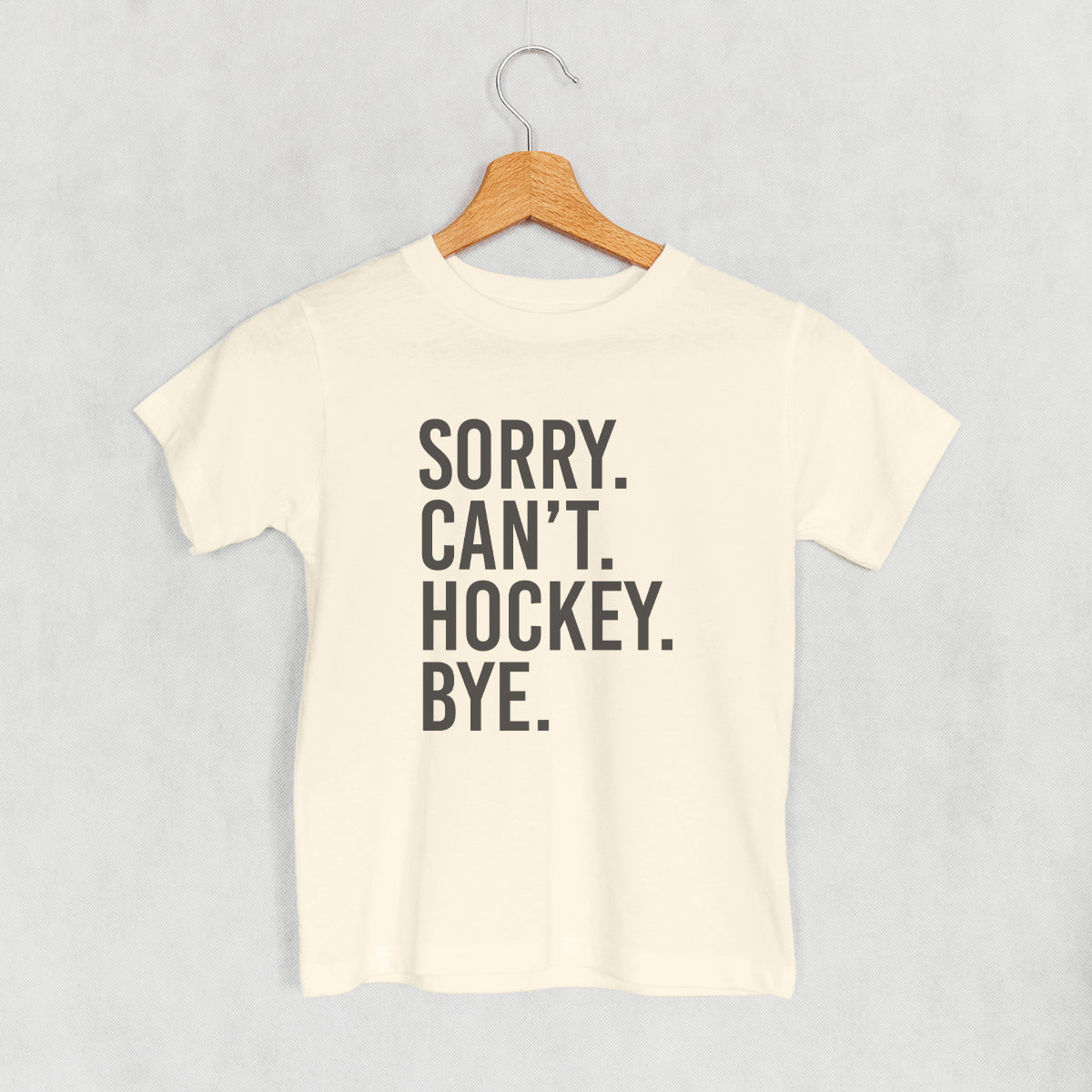 Sorry Can't Hockey Bye (Kids) Ivy + Cloth