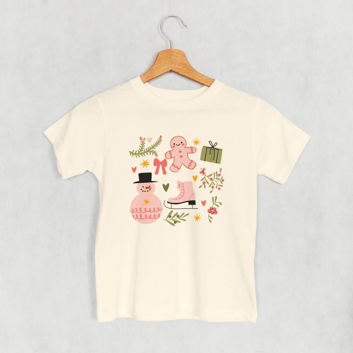 Pink Christmas Doodles (Kids) Ivy + Cloth