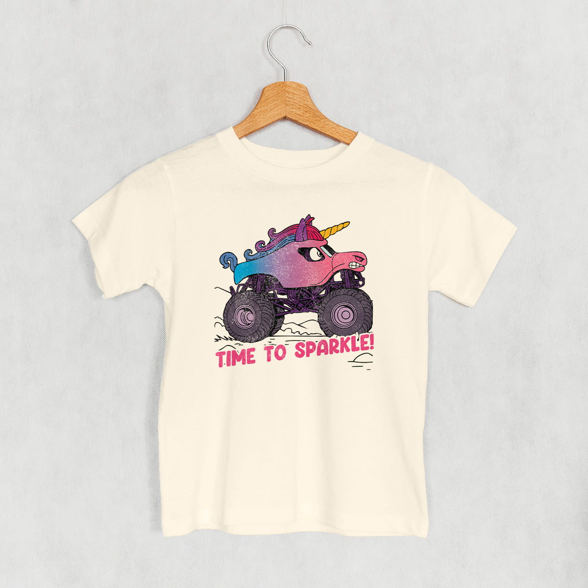 Time To Sparkle Unicorn Monster Truck (Kids) Ivy + Cloth
