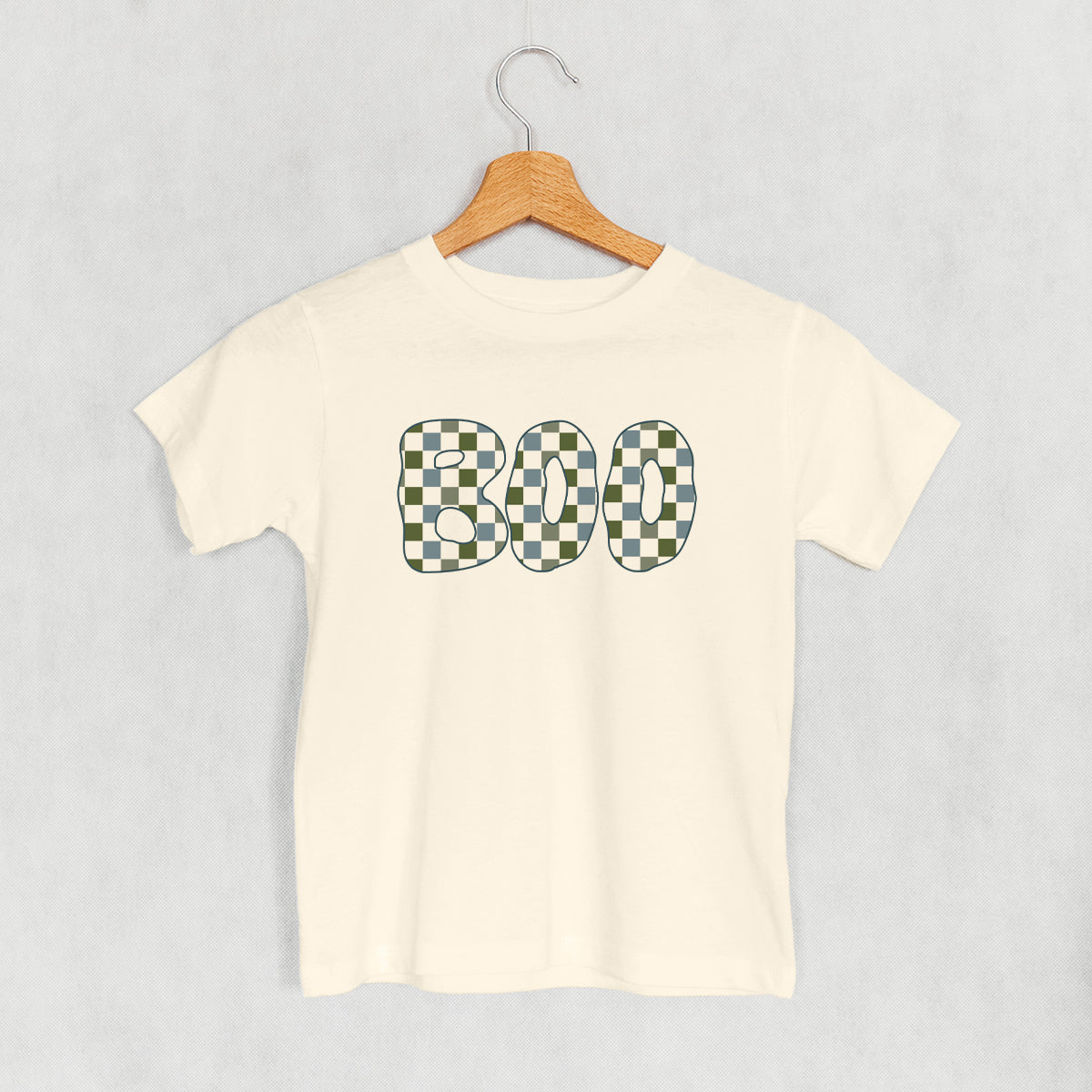 Boo Checkered (Blue & Green) (Kids) Ivy + Cloth