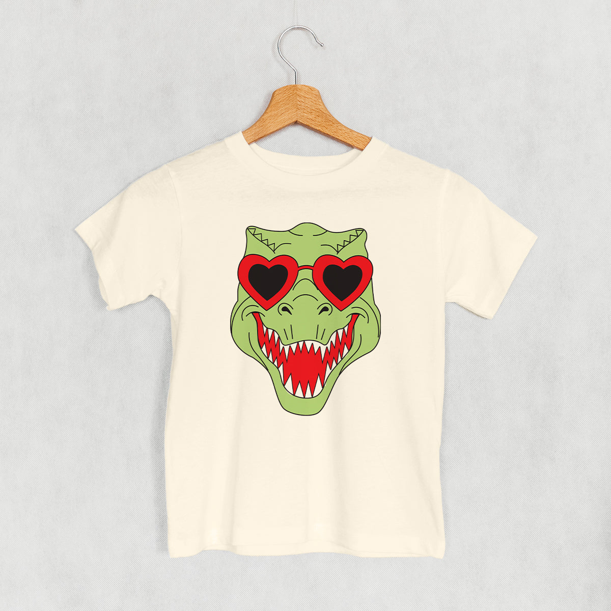 Dino Heart Glasses (Green) (Kids) Ivy + Cloth