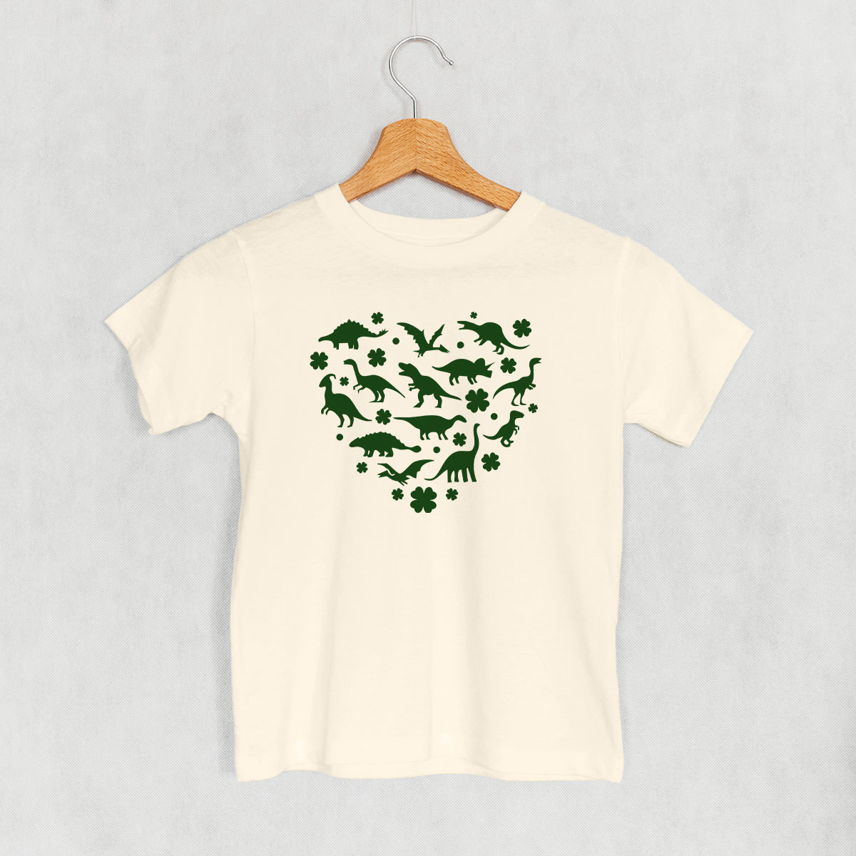 Clovers + Dinosaurs Heart (Kids) Ivy + Cloth