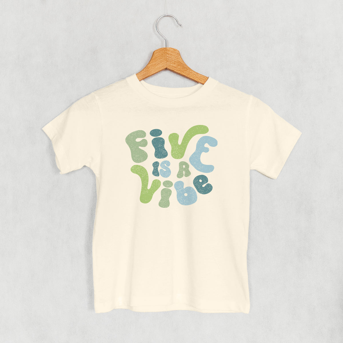 Five Is A Vibe (Blue + Green) (Kids) Ivy + Cloth
