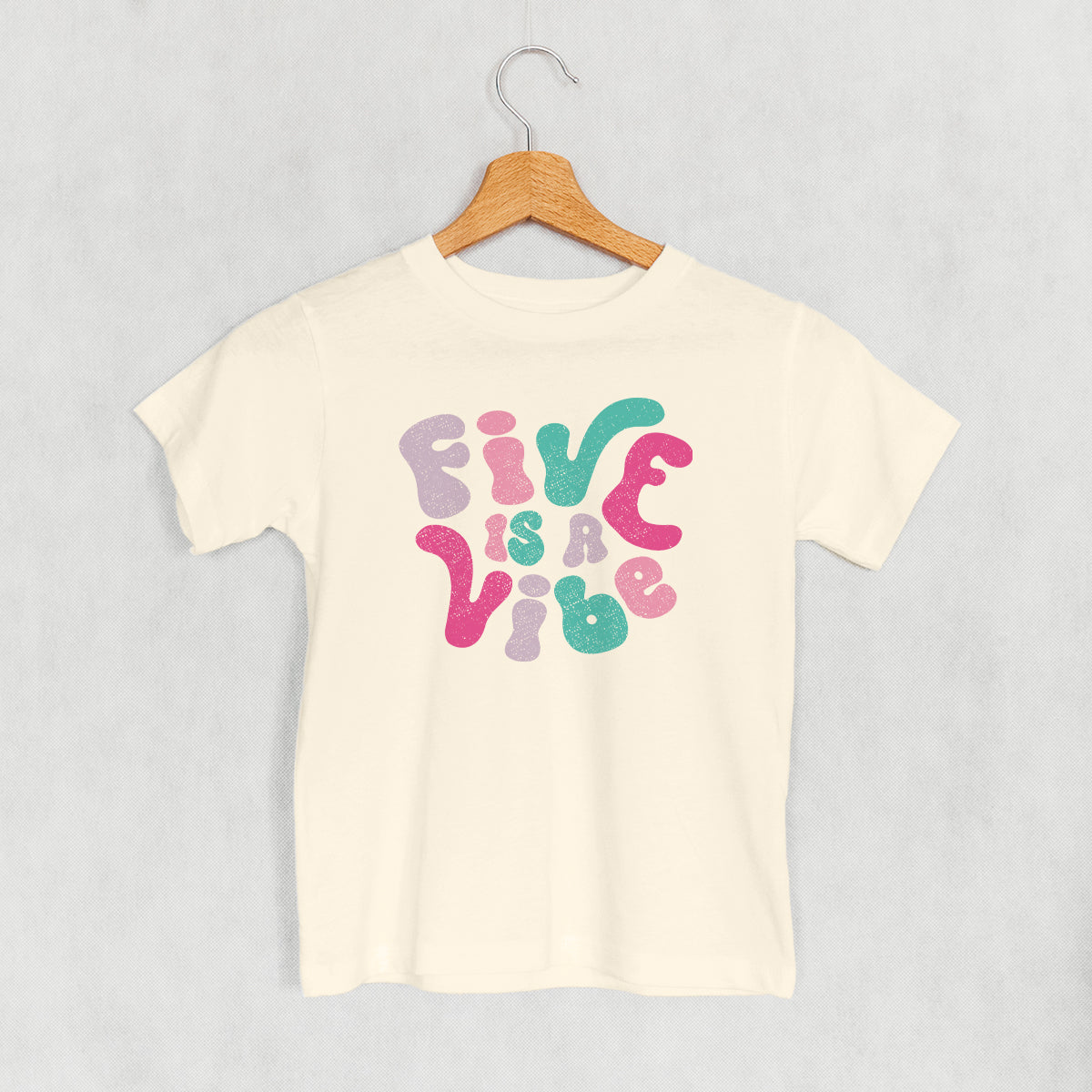 Five Is A Vibe (Pink + Purple) (Kids) Ivy + Cloth