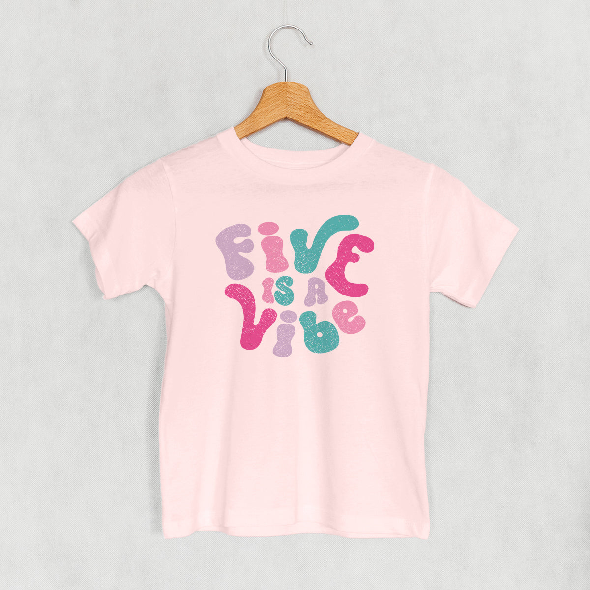 Five Is A Vibe (Pink + Purple) (Kids) Ivy + Cloth