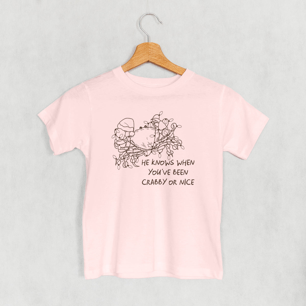 He Knows When You've Been Crabby Or Nice (Kids) Ivy + Cloth