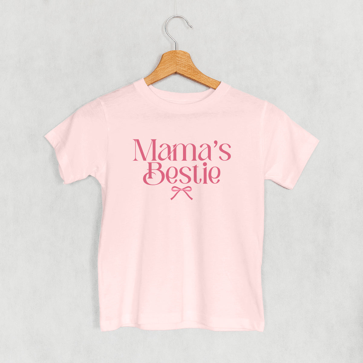 Mama's Bestie Pink Bow (Kids) Ivy + Cloth