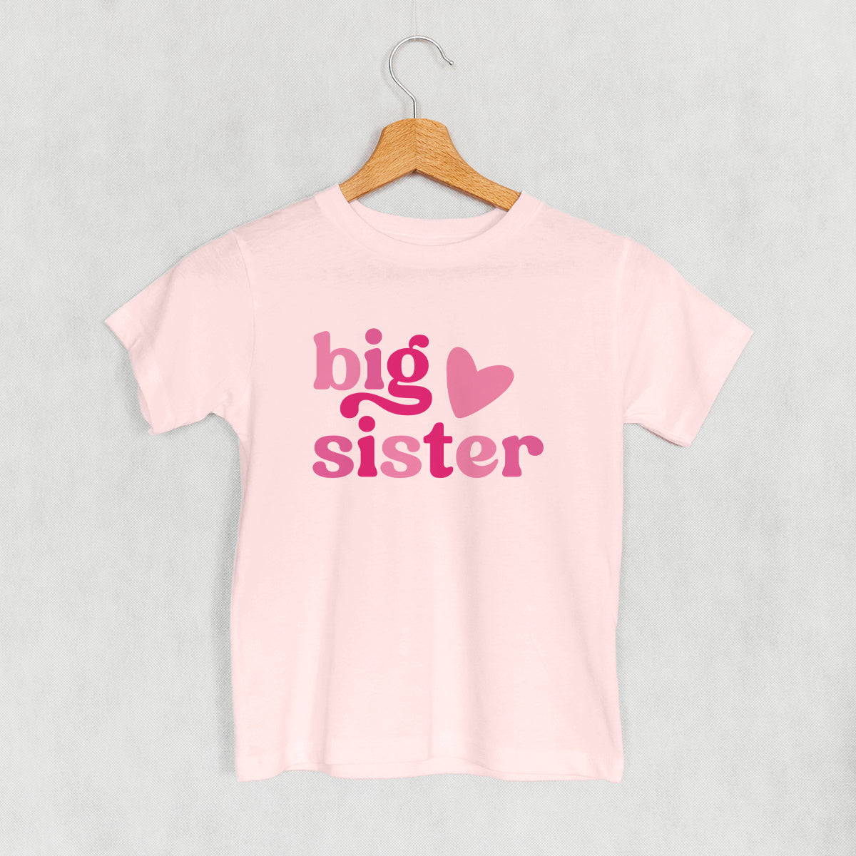 Big Sister Pink Heart (Kids) Ivy + Cloth