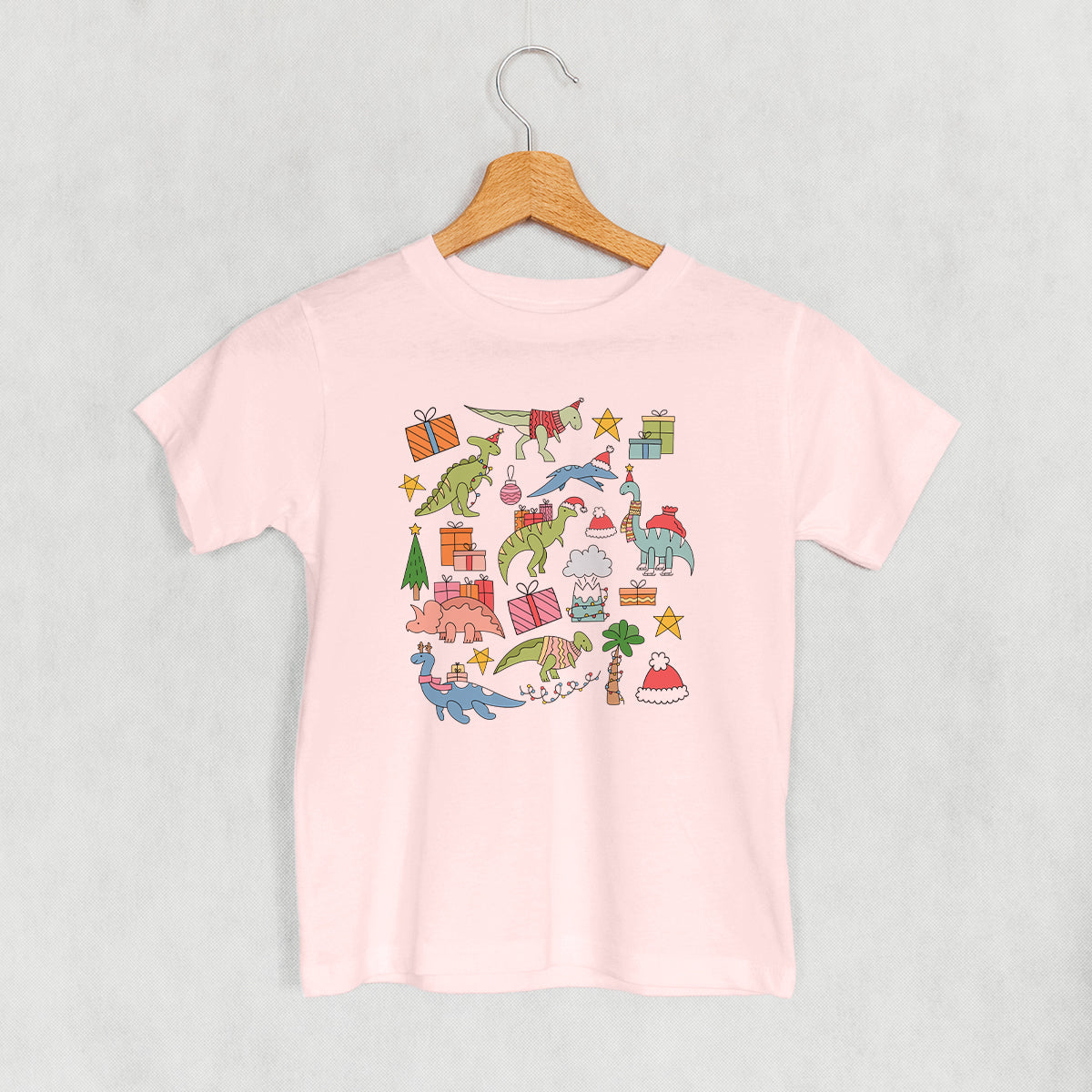 Christmas Dinosaur Collage (Kids) Ivy + Cloth
