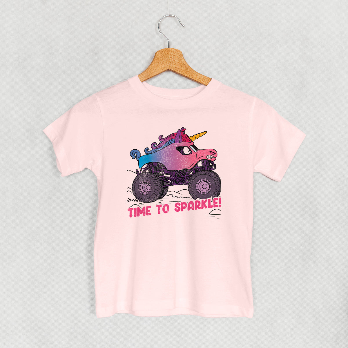 Time To Sparkle Unicorn Monster Truck (Kids) Ivy + Cloth