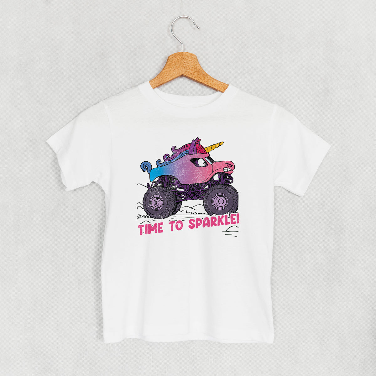 Time To Sparkle Unicorn Monster Truck (Kids) Ivy + Cloth