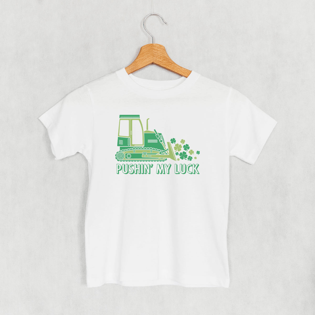Pushin' My Luck Bulldozer (Kids) Ivy + Cloth