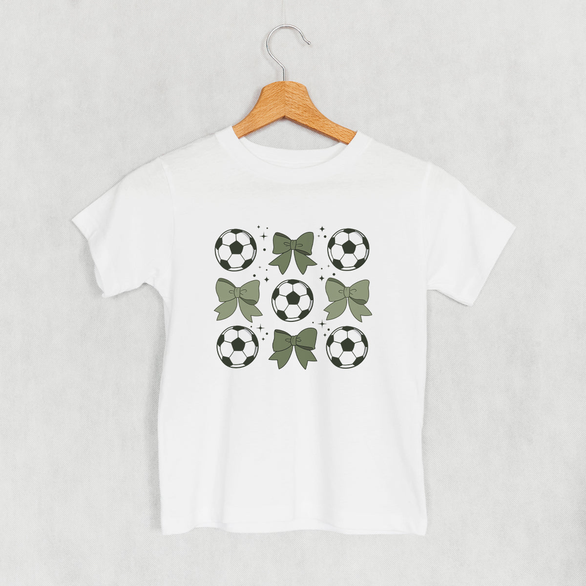 Soccer Balls And Bows (Kids) Ivy + Cloth