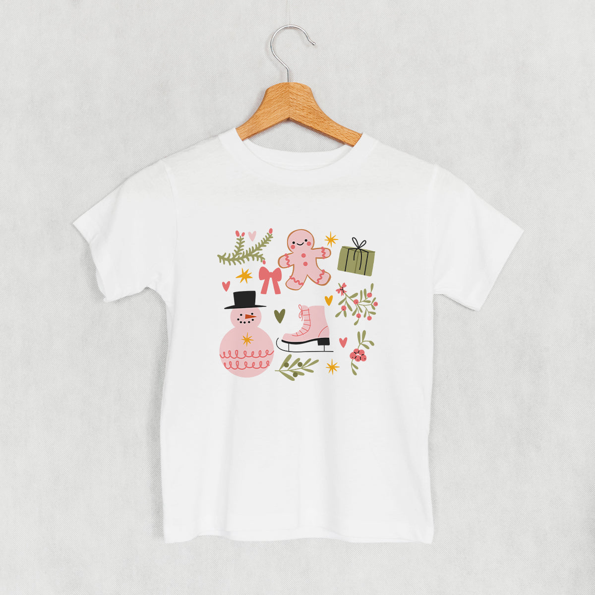 Pink Christmas Doodles (Kids) Ivy + Cloth