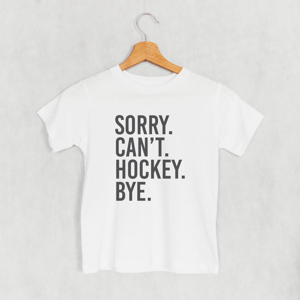 Sorry Can't Hockey Bye (Kids) Ivy + Cloth