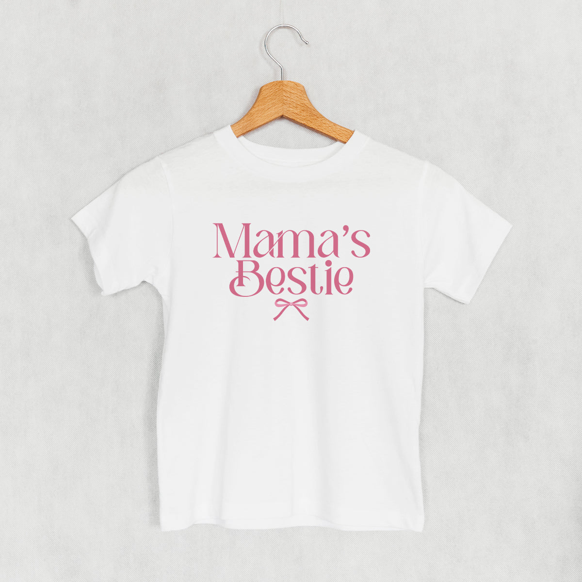 Mama's Bestie Pink Bow (Kids) Ivy + Cloth