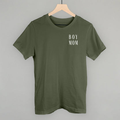 Boy Mom Block (Left Chest) Ivy + Cloth