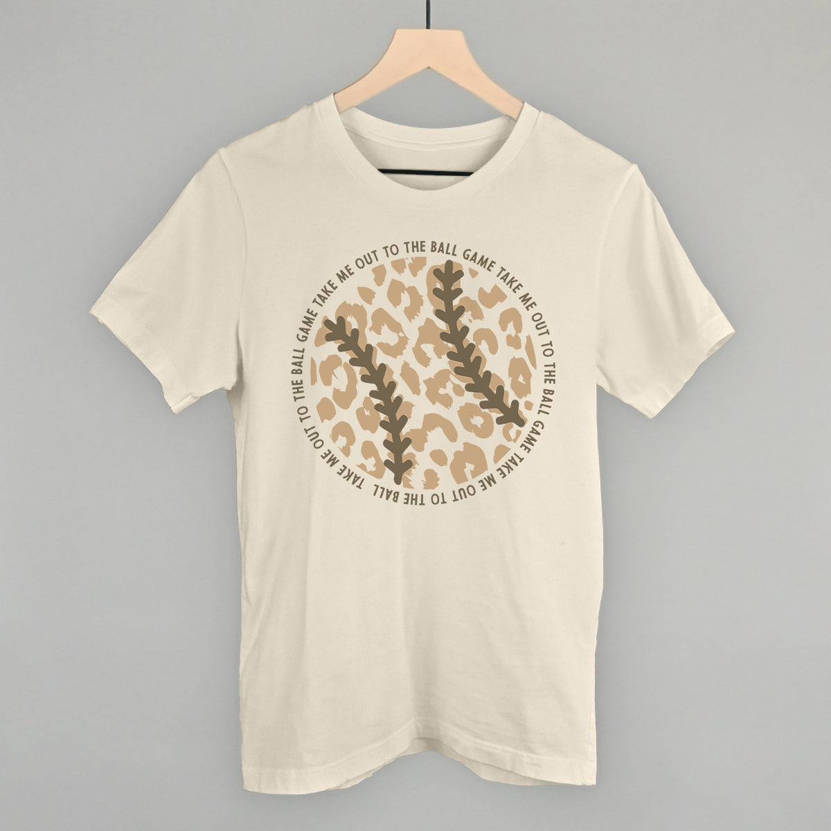 Take Me Out To The Ball Game (Leopard Baseball) Ivy + Cloth
