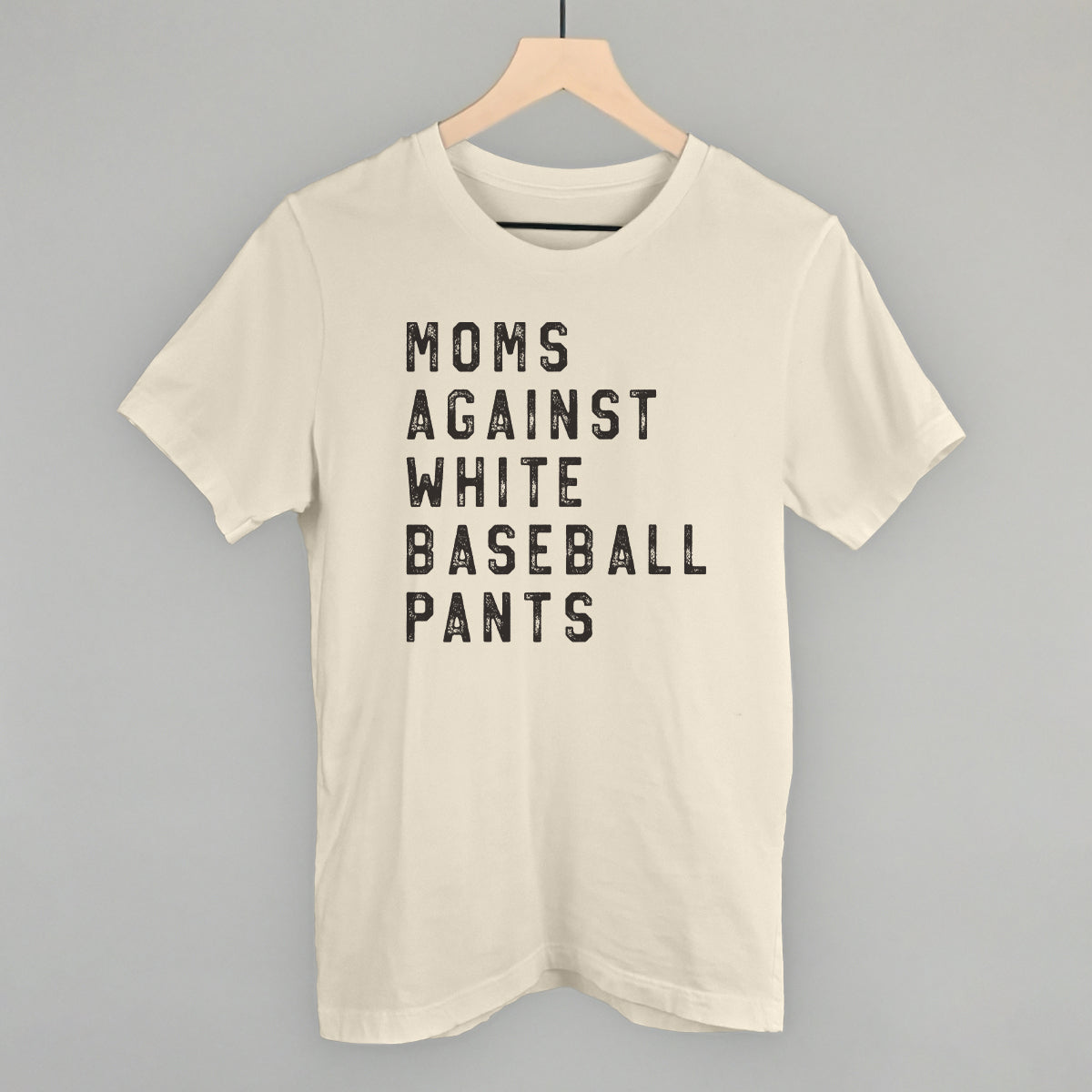 Moms Against White Baseball Pants Ivy + Cloth