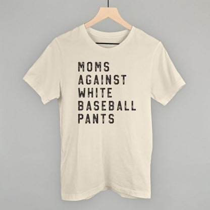 Moms Against White Baseball Pants Ivy + Cloth