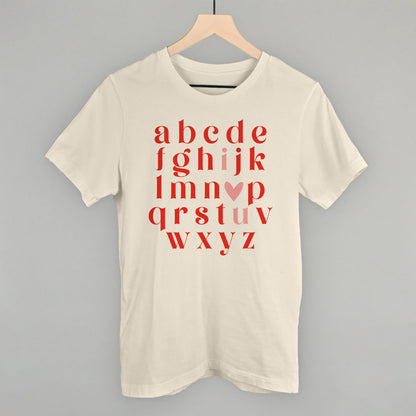I Heart U Alphabet Ivy + Cloth