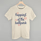 Happiest At The Ballpark Navy Script Ivy + Cloth