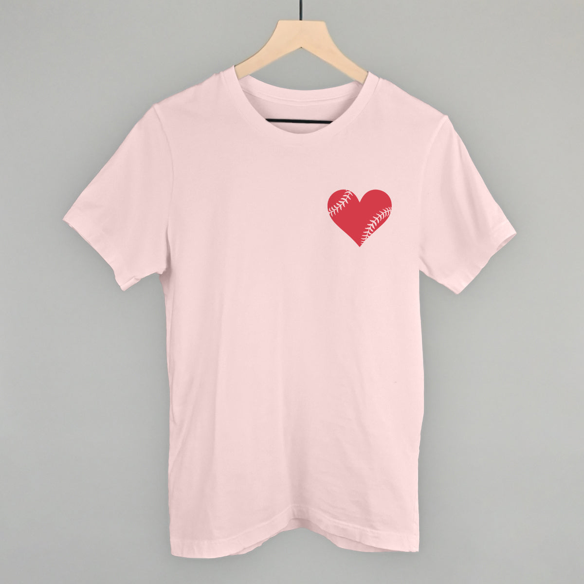 Baseball Heart (Left Chest) Ivy + Cloth