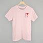 XOXO Heart (Left Chest) Ivy + Cloth