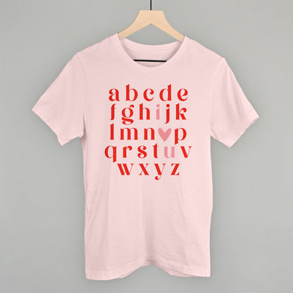 I Heart U Alphabet Ivy + Cloth