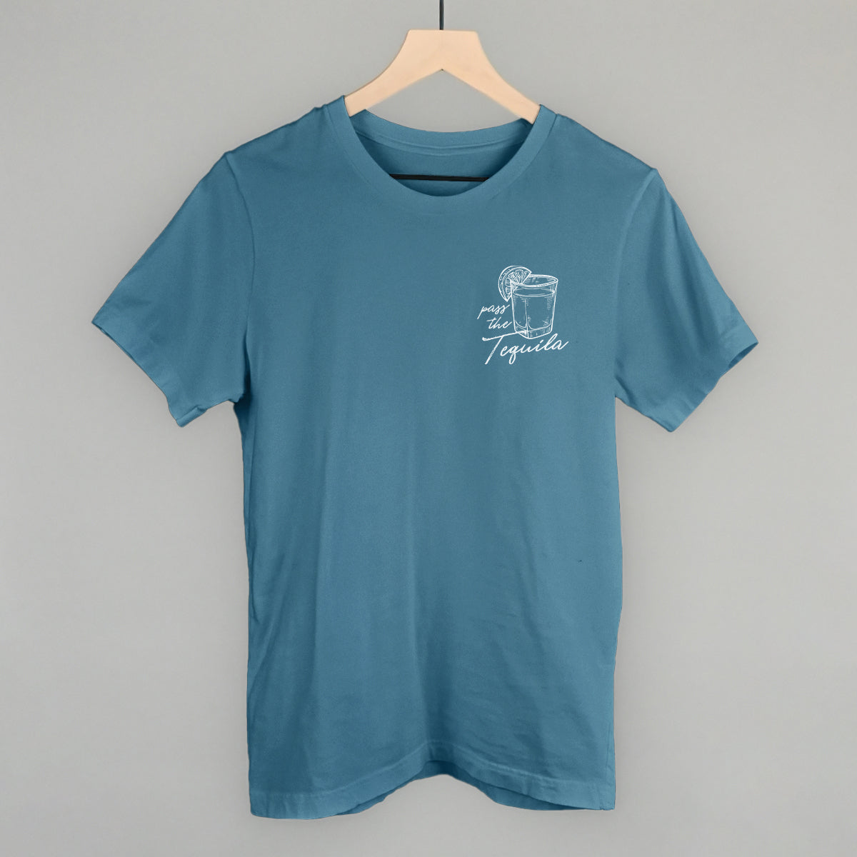 Pass The Tequila (Left Chest) Ivy + Cloth