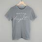 Merry And Bright White Script Ivy + Cloth