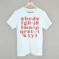 I Heart U Alphabet Ivy + Cloth