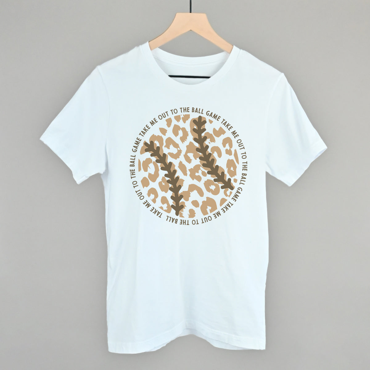 Take Me Out To The Ball Game (Leopard Baseball) Ivy + Cloth