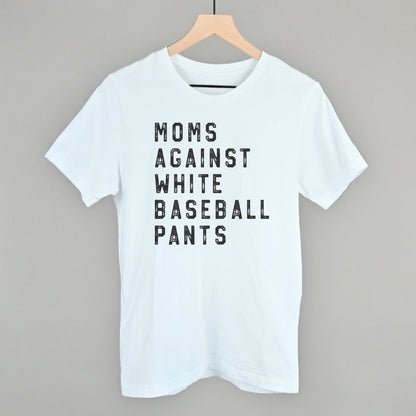 Moms Against White Baseball Pants Ivy + Cloth