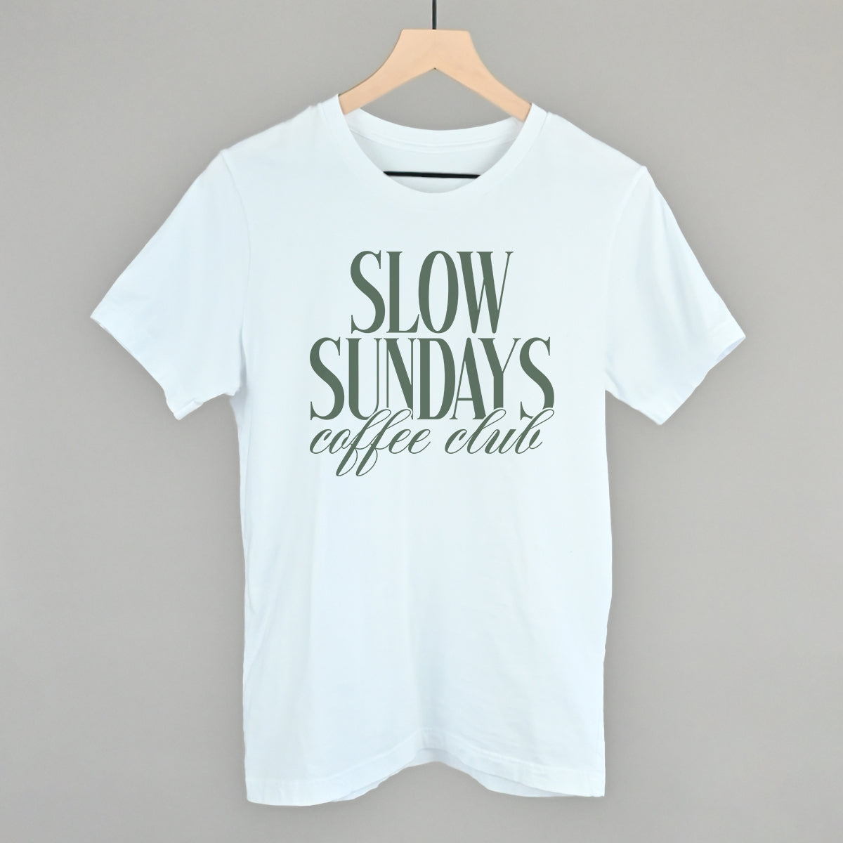 Slow Sundays Coffee Club (Green) Ivy + Cloth