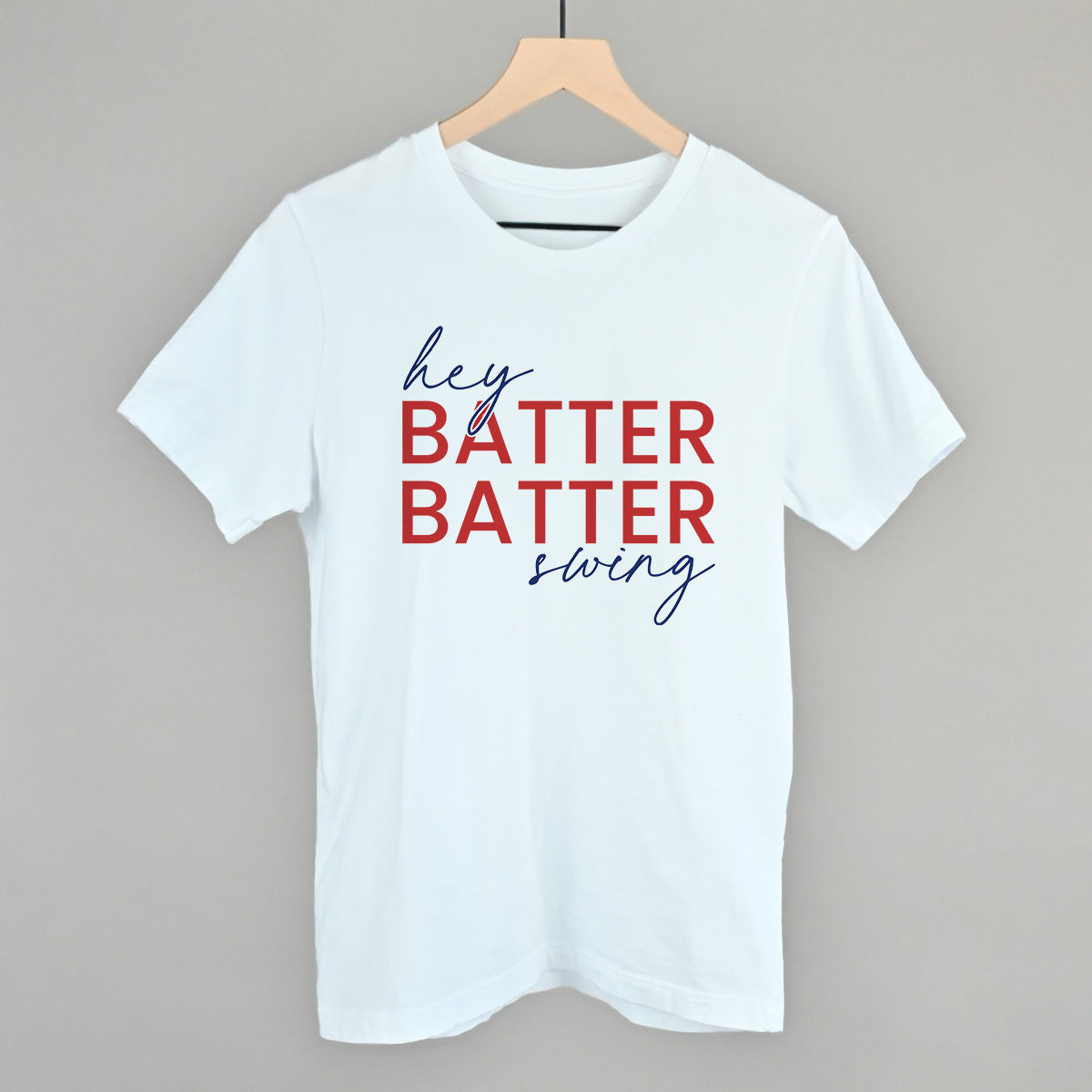 Hey Batter Batter Swing (Red + Navy) Ivy + Cloth